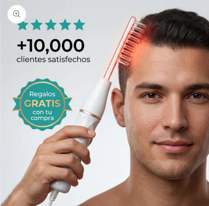 CapilRoot PRO - Recupera tu cabello con tecnologia avanzada solo 8 mínutos al día | 🎁 3 accessorios + 🎁 2 E-Book's + ENVÍO GRATIS