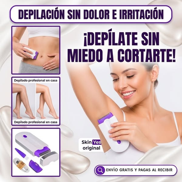 Depiladora Portátil Skin Yes - Despídete del vello no deseado | 🔥 LLÉVATE 2 POR SOLO $129.000,00🔥